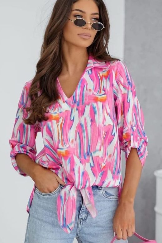 Marble Patterned Blouse